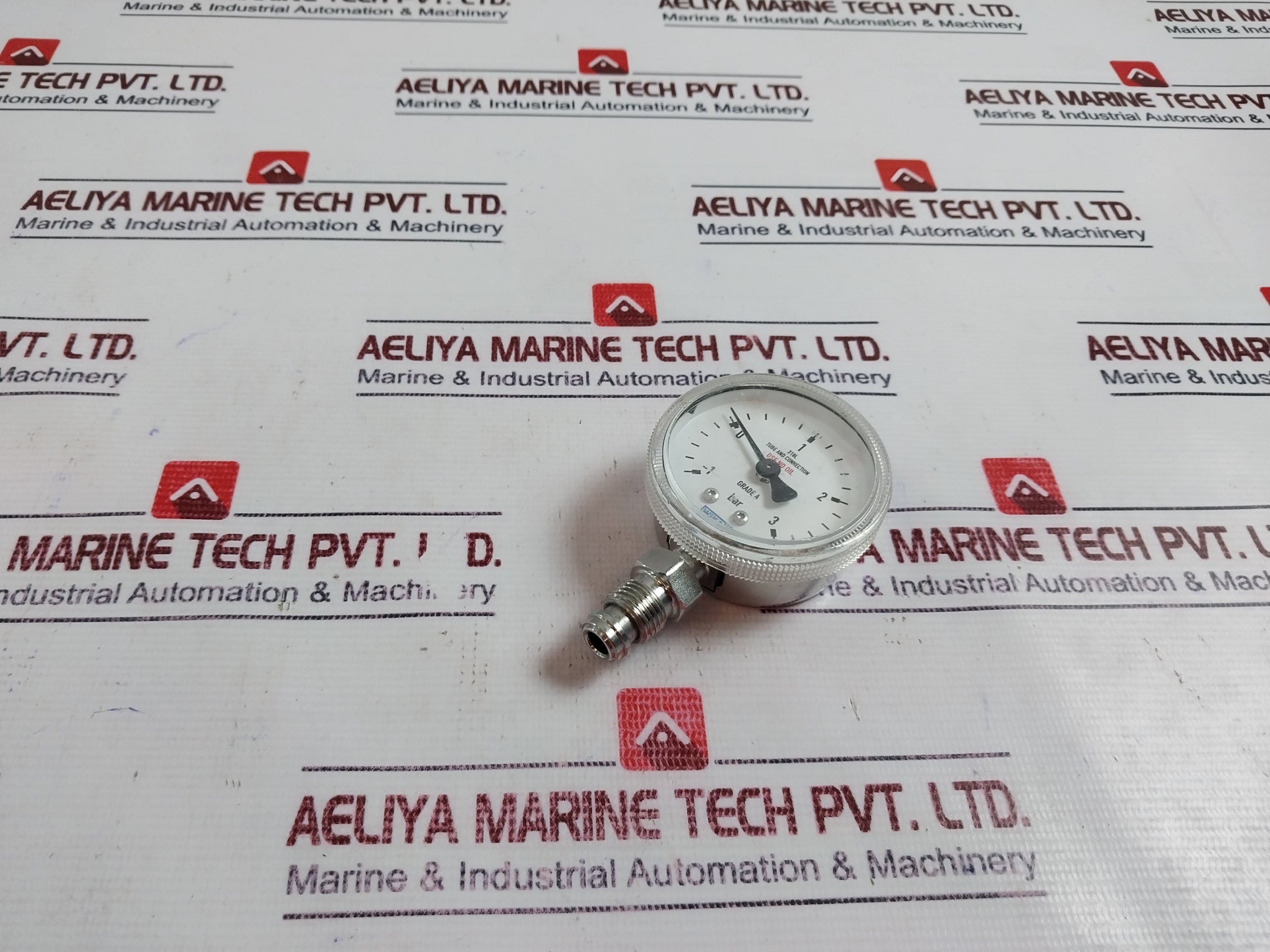 Wika 316l Pressure Gauge -1 To 3 Bar Grade A