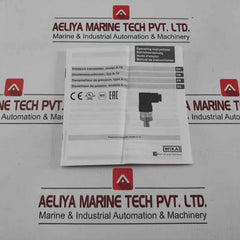 Wika 4-20 Ma/0-10 Bar Pressure Transmitter A-10