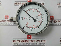 Wika 7 Kg/Cm2 & Psi 230.20.160 Pressure Gauge 0-100 Psi