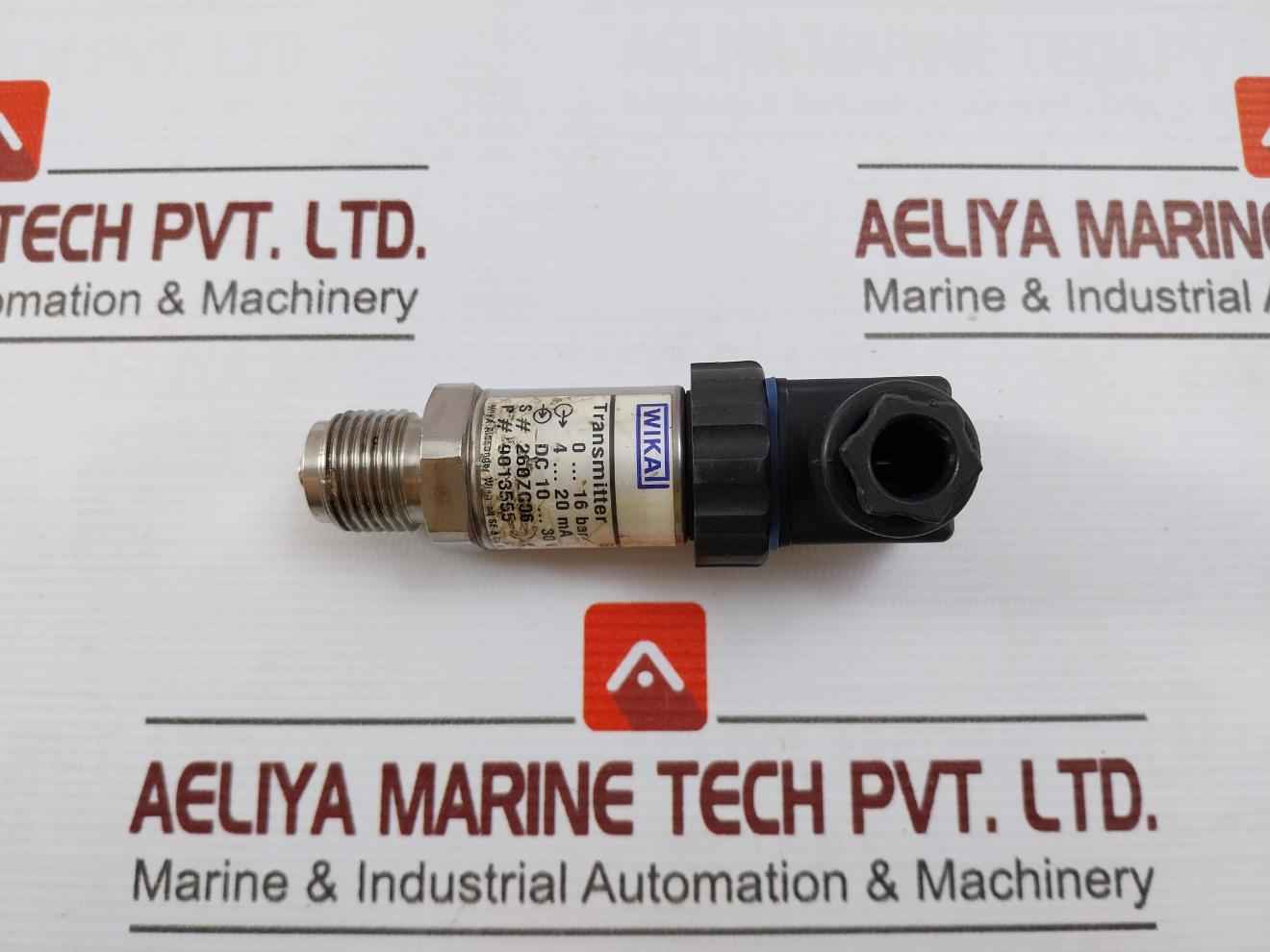 Wika 9013555 Transmitter 4-20Ma 0-16 Bar 10-30V Dc