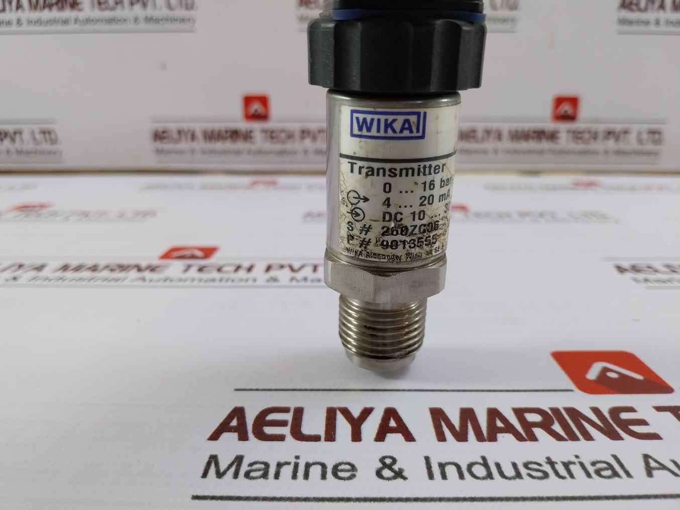 Wika 9013555 Transmitter 4-20Ma 0-16 Bar 10-30V Dc