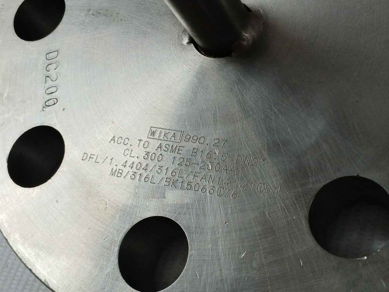 Wika 990.27 Flush Diaphragm Transmitter Sensor 3.0x0.75 1.5m 4k640