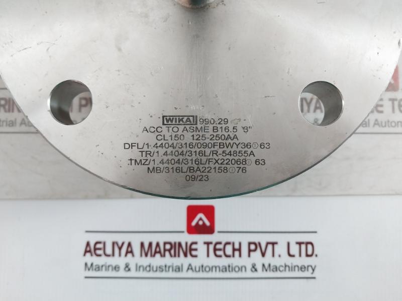 Wika 990.29 Diaphragm Level Transmitter Flange Cl150 125-250Aa Dc704 F316L Mb-ba22158 