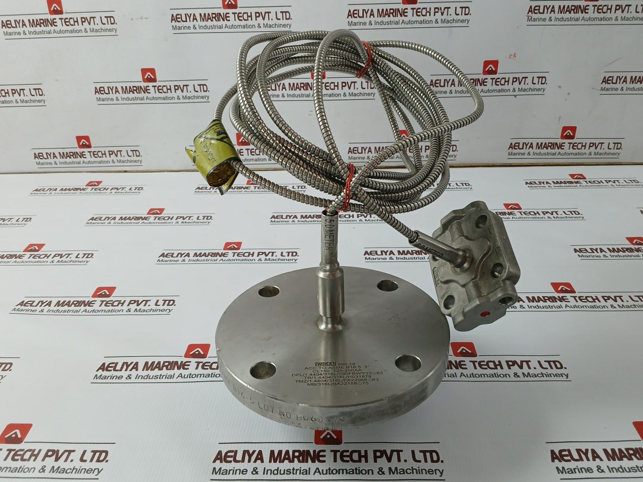 Wika 990.29 Diaphragm Seal With Flange Connection 316L Ss, Cl150 125-250Aa