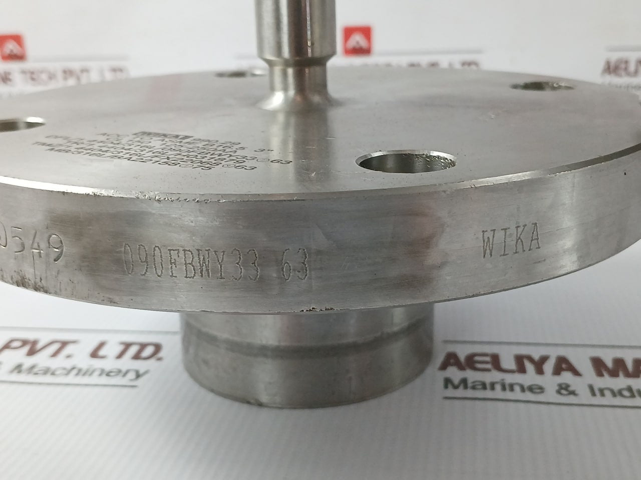 Wika 990.29 Diaphragm Seal With Flange Connection 316L Ss, Cl150 125-250Aa