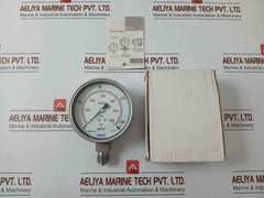 Wika Bourdon Tube Pressure Gauge 0 To 3000 Psi 1/2" Bsp Bottom 232.50.100