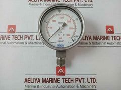 Wika Bourdon Tube Pressure Gauge 0 To 3000 Psi 1/2" Bsp Bottom 232.50.100