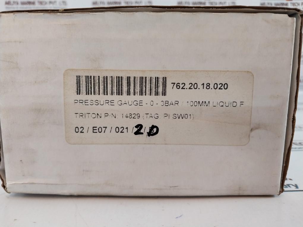 Wika En 837-1 Compound Pressure Gauge 316L Stainless Steel 100 Mm -1 To 3 Bar