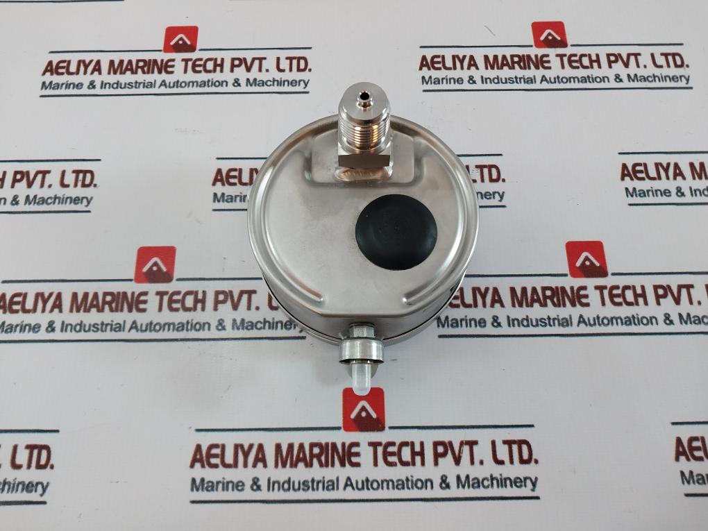 Wika En 837-1 Compound Pressure Gauge 316L Stainless Steel 100 Mm -1 To 3 Bar