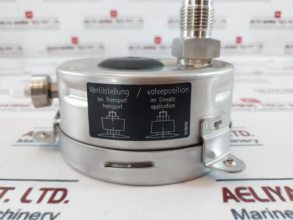 Wika En 837-1 Compound Pressure Gauge 316L Stainless Steel 100 Mm -1 To 3 Bar