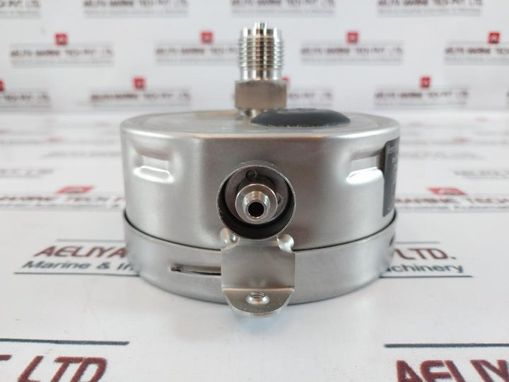 Wika En 837-1 Compound Pressure Gauge 316L Stainless Steel 100 Mm -1 To 3 Bar