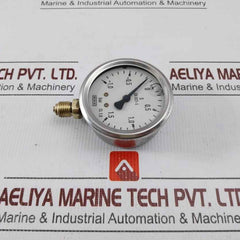 Wika En 837-1 Pressure Gauge -1.0 To 1.5 Bar Cl 1.6