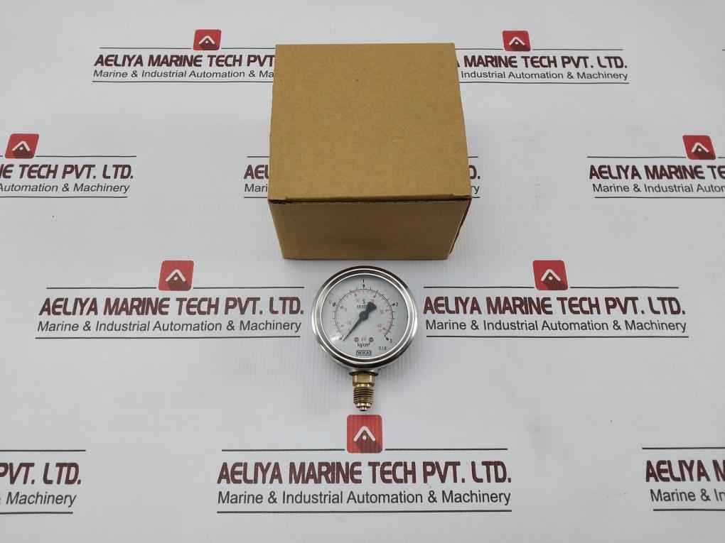 Wika En 837-1 Pressure Gauge -14 To 42 Psi