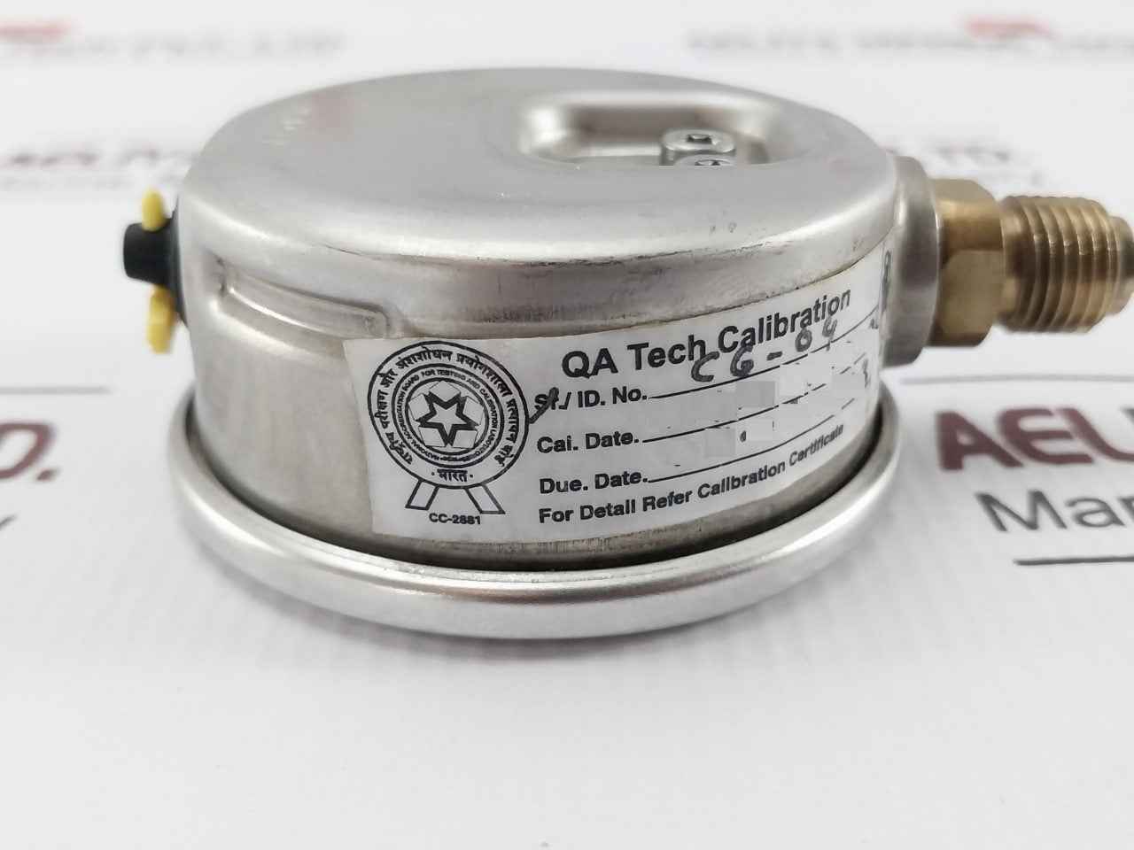 Wika En 837-1 Pressure Gauge -14 To 42 Psi