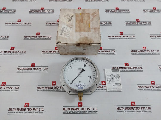 Wika En 837-1 Pressure Gauge 0-16 Bar 3/8 Inch Rg