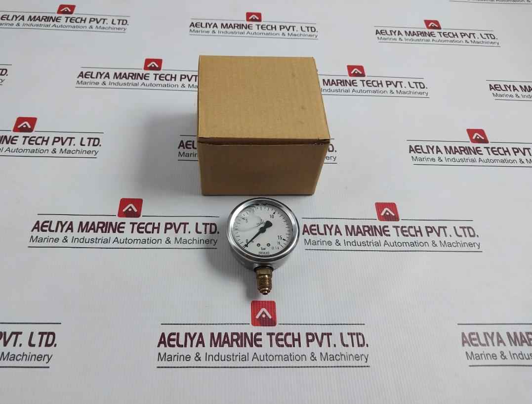 Wika En 837-1 Pressure Gauge 0-16 Bar Cl. 1.6