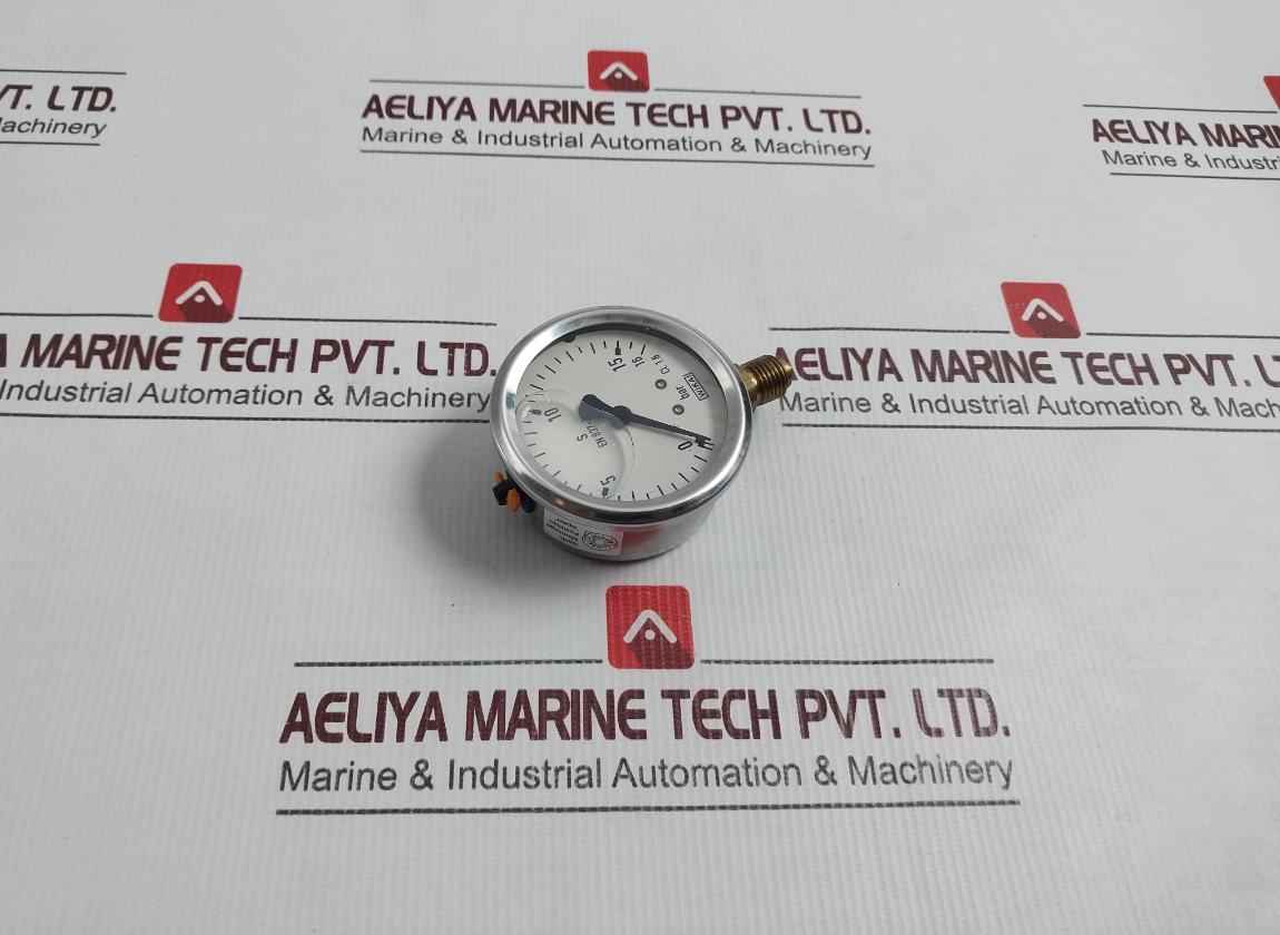 Wika En 837-1 Pressure Gauge 0-16 Bar Cl. 1.6