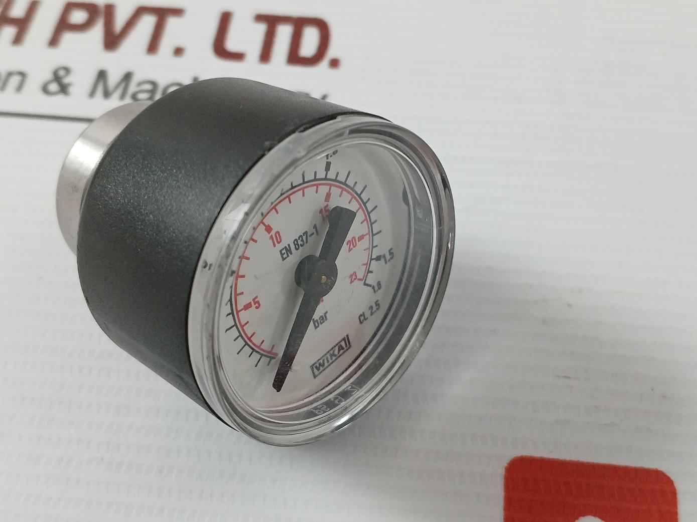 Wika En 837-1 Pressure Gauge 0-23 Psi