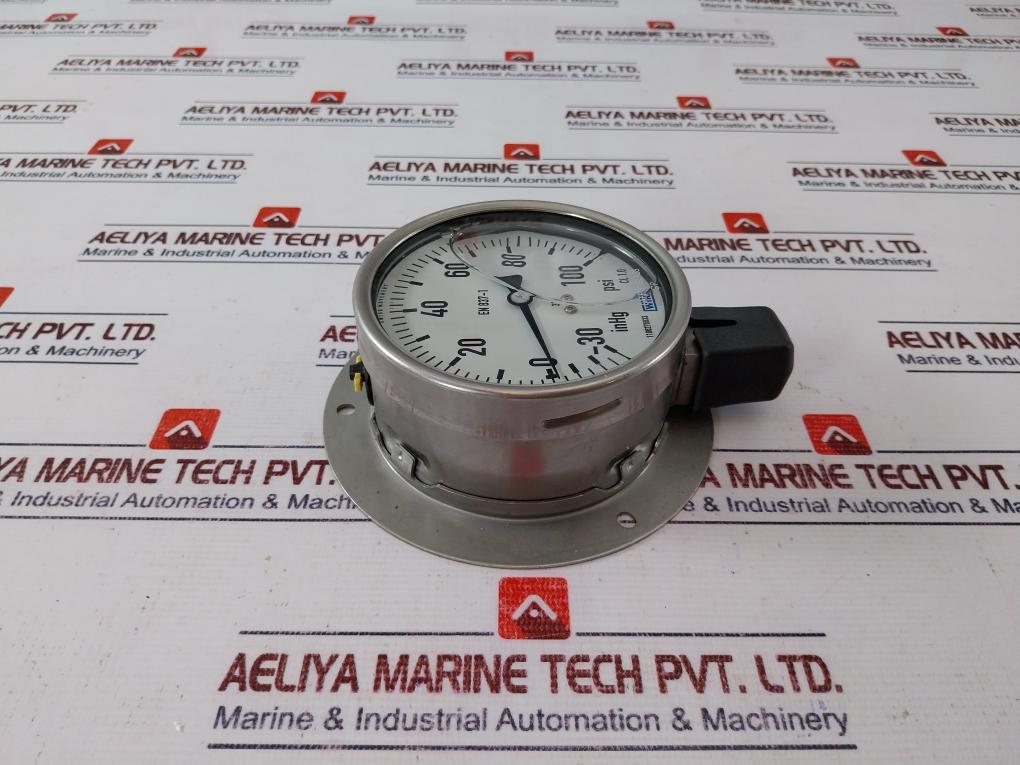 Wika En 837-1 Pressure Gauge 160 Psi Mounted Diaphragm Seal