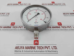 Wika En 837-1 Pressure Gauge 28 Kg/Cm2 & Psi Part No: 232.50.160