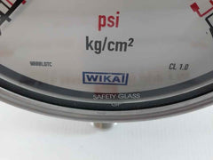 Wika En 837-1 Pressure Gauge 28 Kg/Cm2 & Psi Part No: 232.50.160