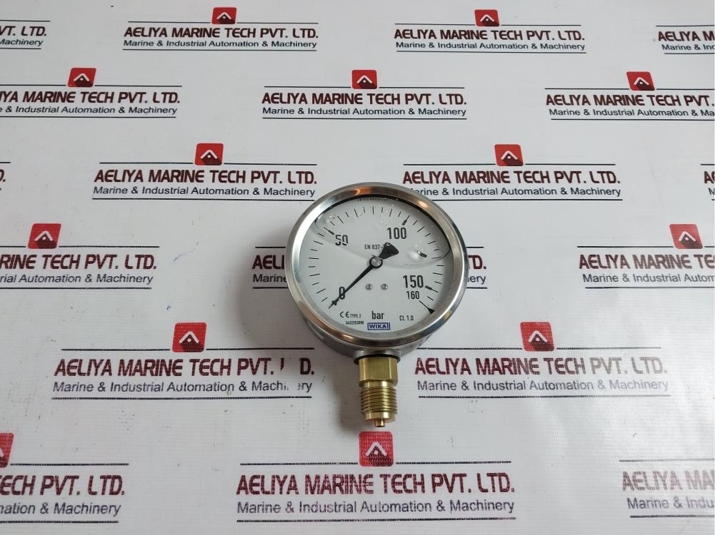 Wika En 837-1 Pressure Gauge 5432263899 0-160 Bar