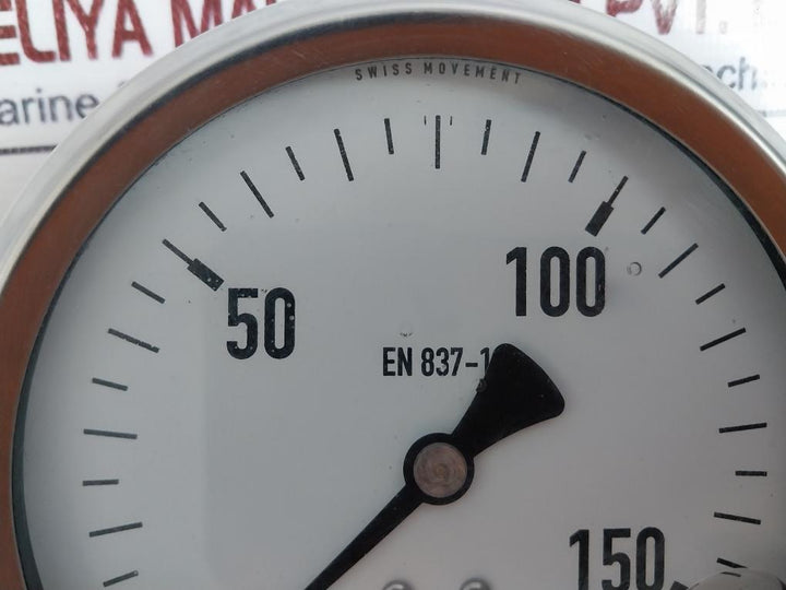 Wika En 837-1 Pressure Gauge 5432263899 0-160 Bar