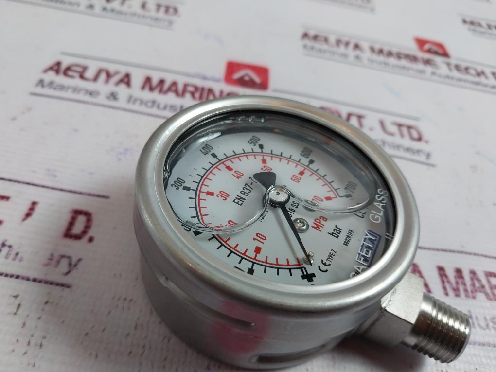 Wika En 837-1 Pressure Gauge 8802B1Fk 0-70 Mpa/0-700 Bar