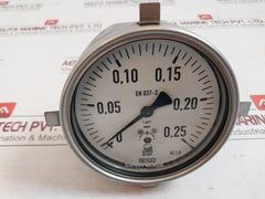 Wika En 837-3 Pressure Gauge 0–0.25 Bar Kl.1.6 1.4571 Stainless Steel