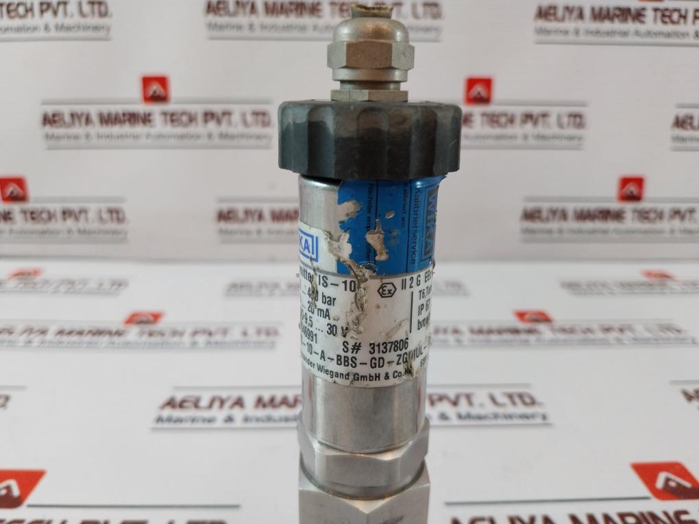 Wika Is-10 Pressure Transmitter Ip67 30V