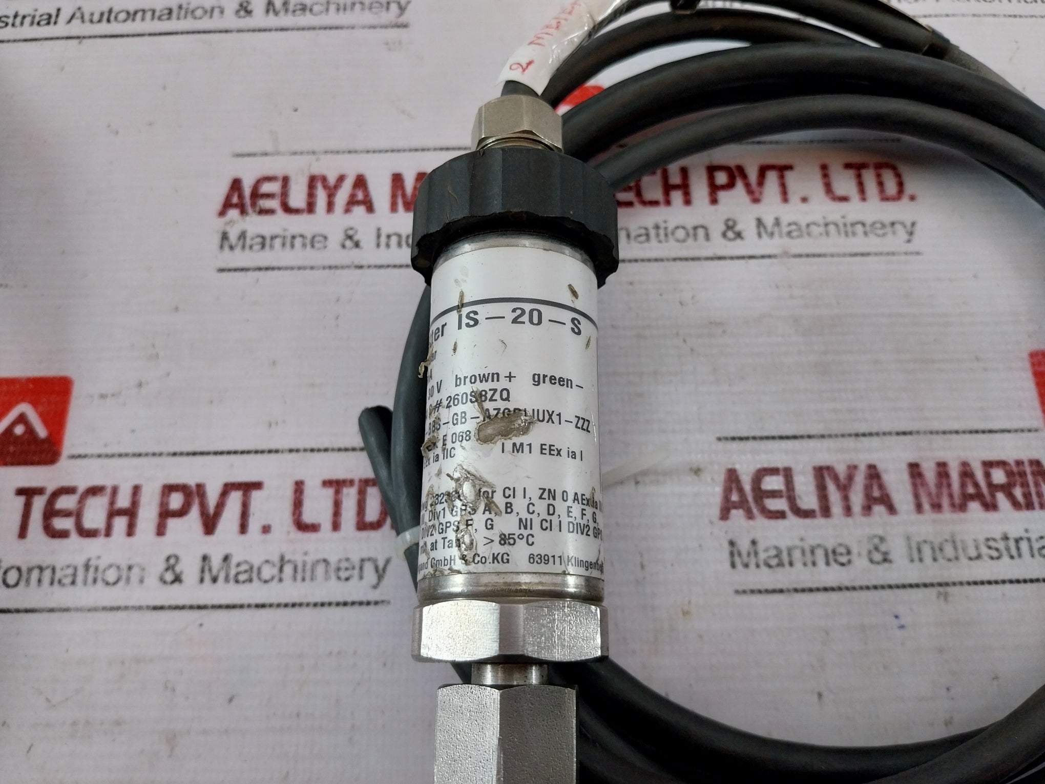 Wika Is-20-s-bbs-gb-azgdliux1-zzz Pressure Transmitter 2 Meter Cable