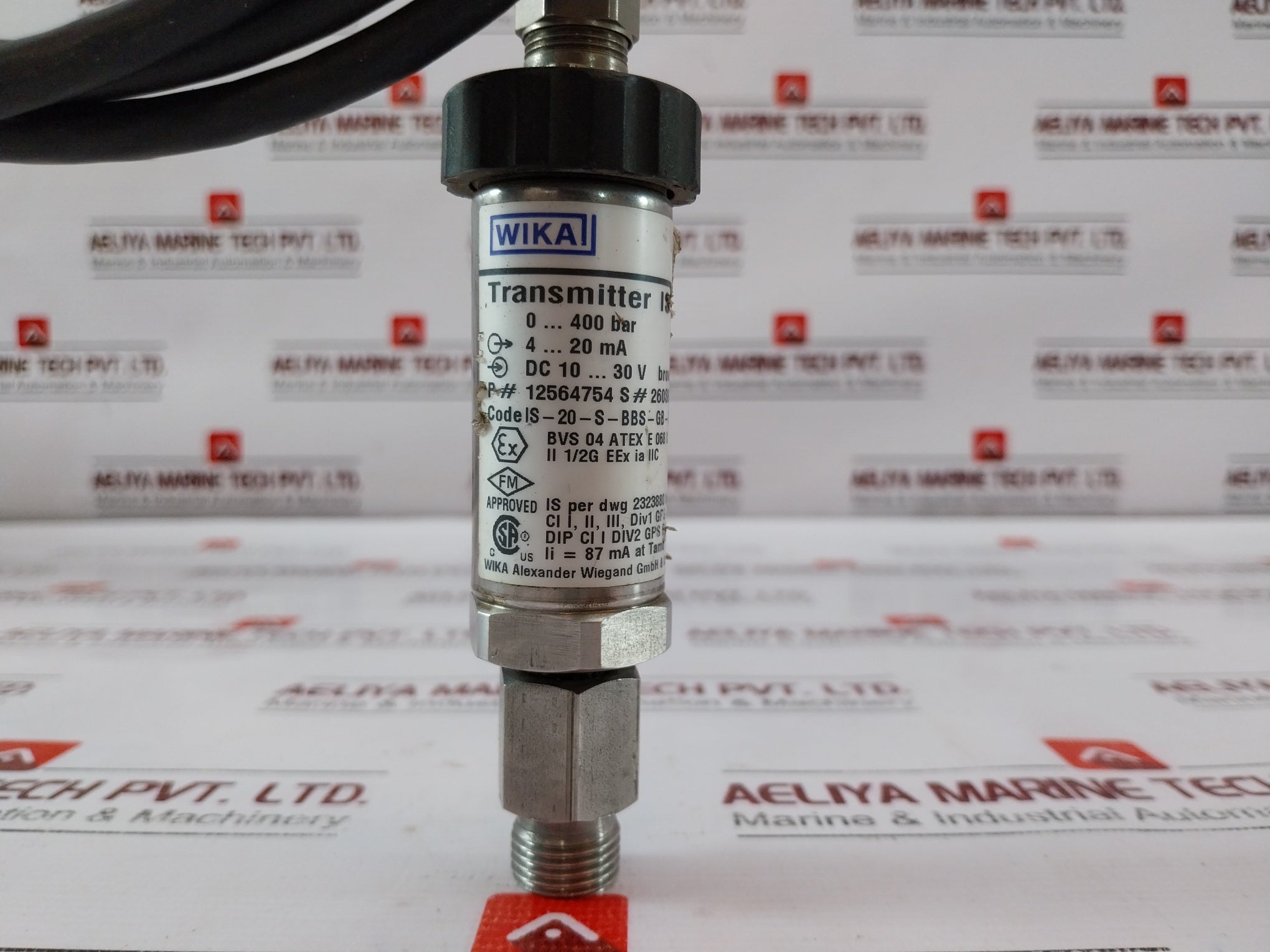 Wika Is-20-s-bbs-gb-azgdliux1-zzz Pressure Transmitter 2 Meter Cable