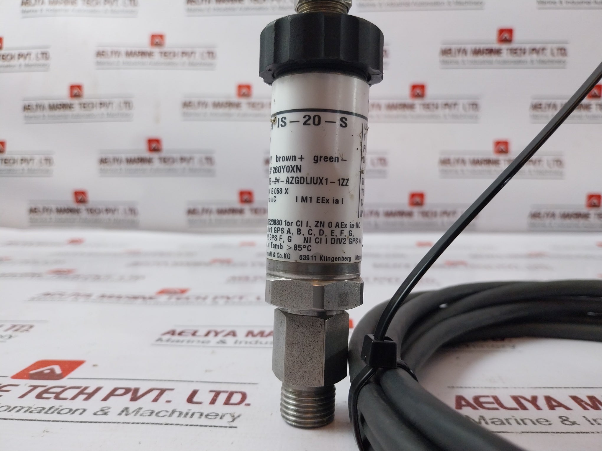 Wika Is-20-s Pressure Transmitter 0-400 Bar 4-20ma Dc 10-30v Atex Ip67