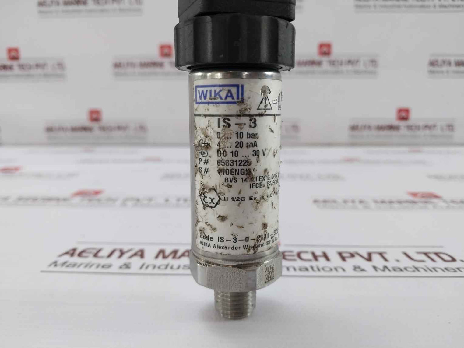 Wika Is-3-0-2111-3Zz-bbinbzz-kta3Zzz-uazz Pressure Transmitter 0-10 Bar 4-20 Ma