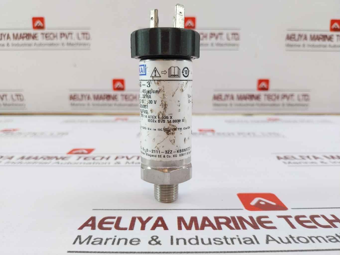 Wika Is-3-0-2111-3Zz-kbsnbzz-kta3Zzz-uazz Pressure Transmitter Dc 10–30 V 4–20