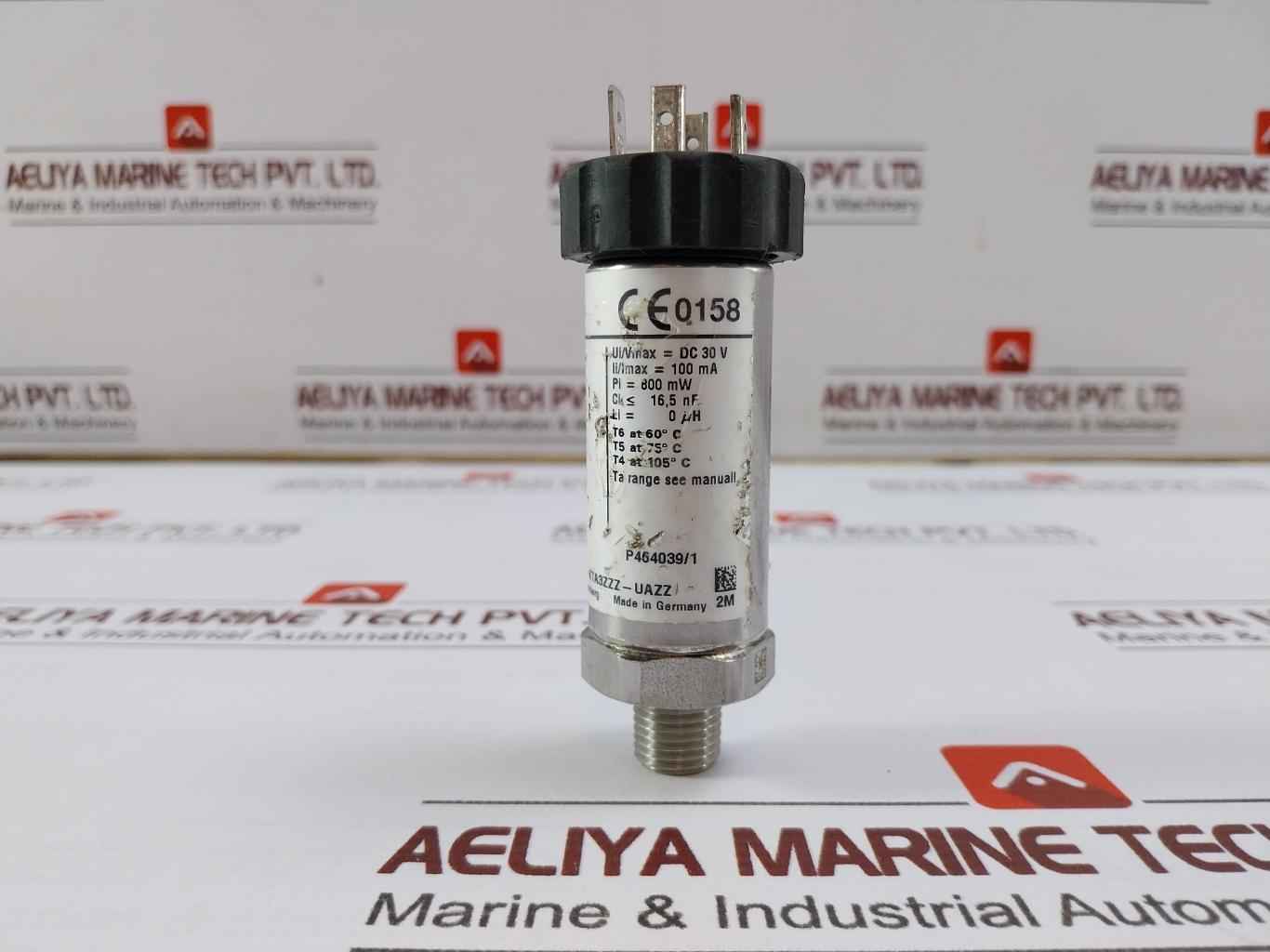 Wika Is-3-0-2111-3Zz-kbsnbzz-kta3Zzz-uazz Pressure Transmitter Dc 10–30 V 4–20