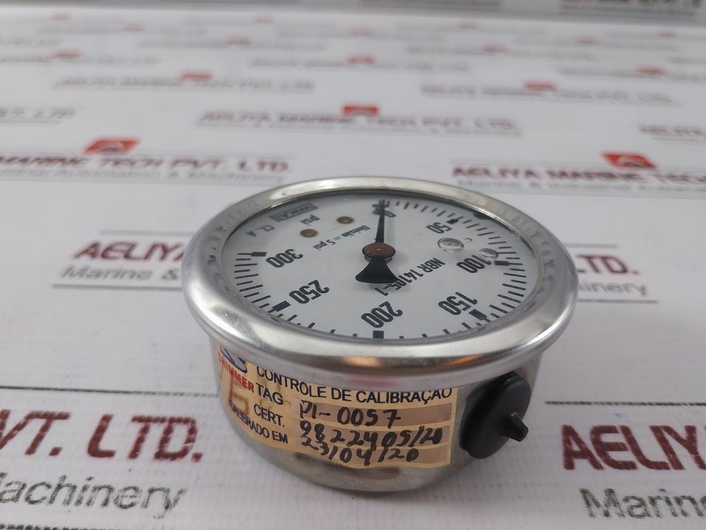 Wika Nbr 14105-1 Pressure Gauge 0-300 Bar