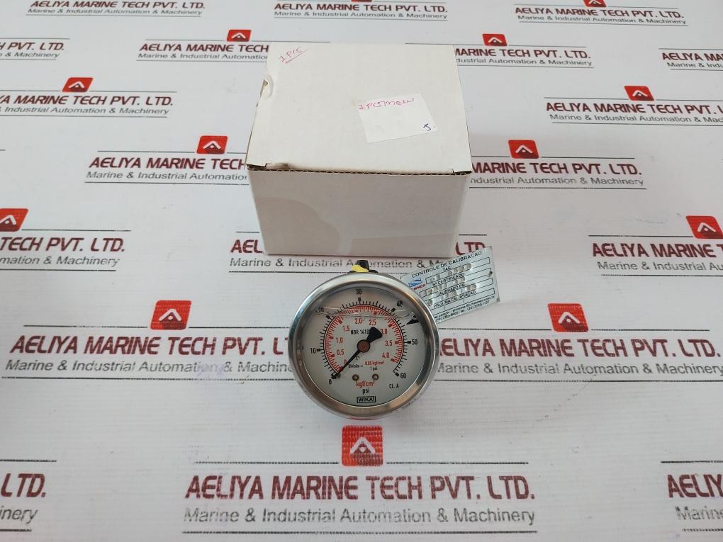 Wika Nbr 14105-1 Pressure Gauge 0-60 Psi