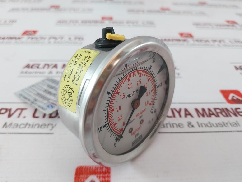 Wika Nbr 14105-1 Pressure Gauge 0-60 Psi