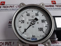 Wika Pgt23.100 Bourdon Tube Pressure Gauge With Output Signal 0…100 Bar