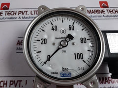 Wika Pgt23.100 Bourdon Tube Pressure Gauge With Output Signal 0…100 Bar