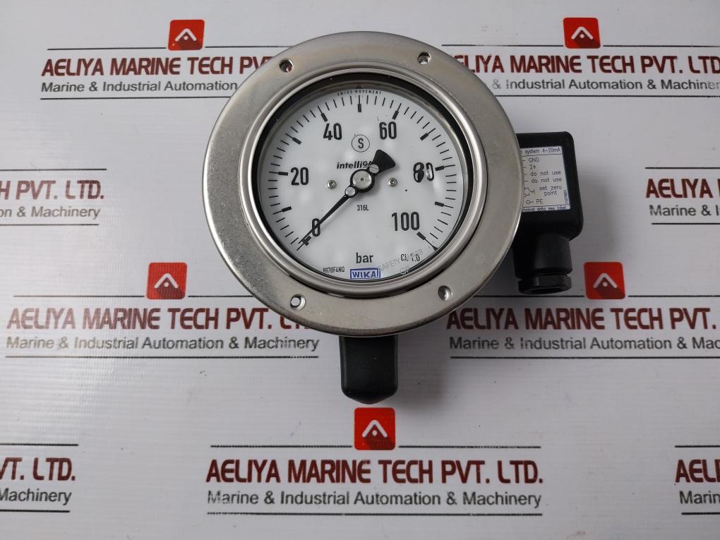 Wika Pgt23.100 Intelligauge Pressure Gauge 0-100 Bar 4-20ma