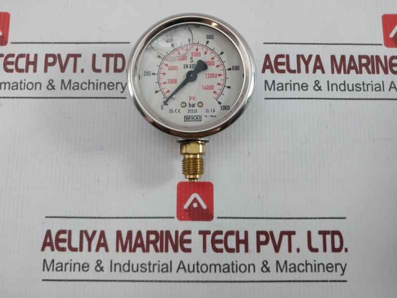 Wika Pressure Gauge 0-1000 Bar 213.53