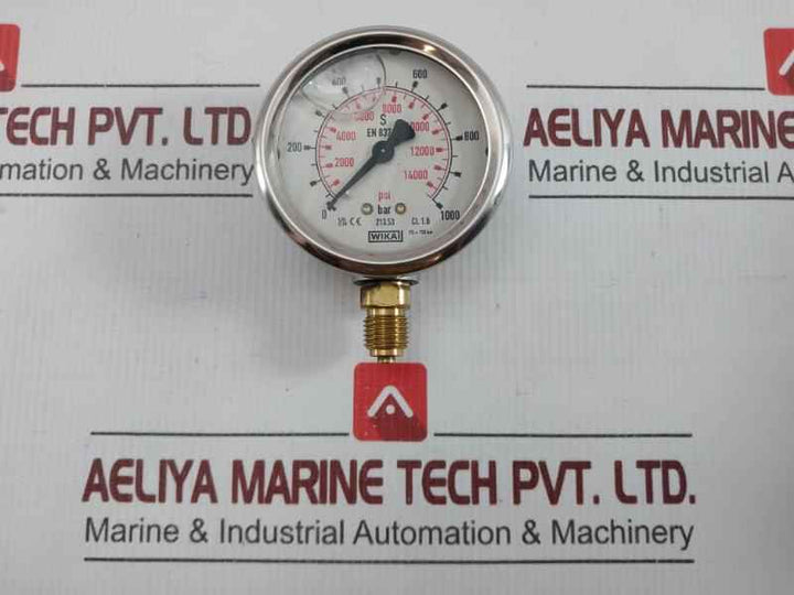 Wika Pressure Gauge 0-1000 Bar 213.53