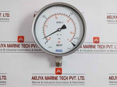 Wika Pressure Gauge 0 To 23 Psi-1.6 Kg/Cm2 232.50.160
