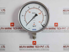 Wika Pressure Gauge 100 Kg/Cm2 & Psi 1/2 Bsp Bottom 230.20.160