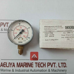 Wika Pressure Gauge 210 Kg/Cm2 & 3000 Psi 111.10.63