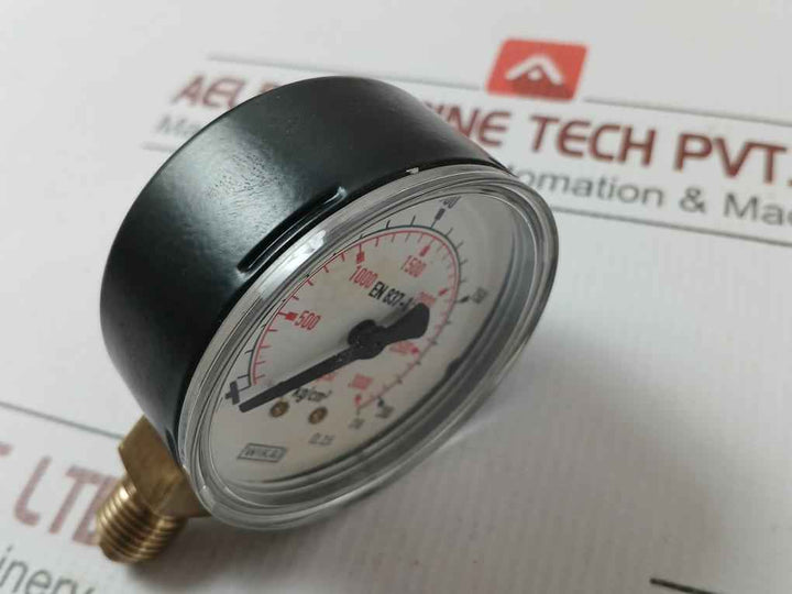Wika Pressure Gauge 210 Kg/Cm2 & 3000 Psi 111.10.63