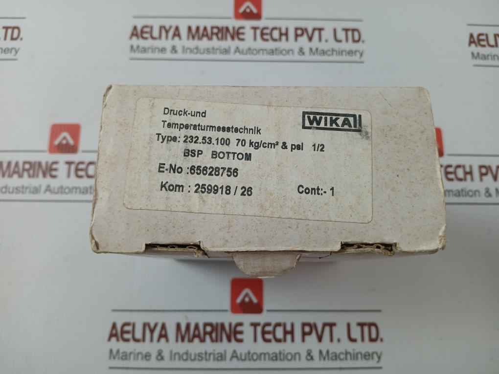 Wika Pressure Gauge 232.53.100