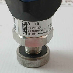 Wika Pressure Sensor Transmitter Power Supply 12816001, 8…30 V ---/25 Ma